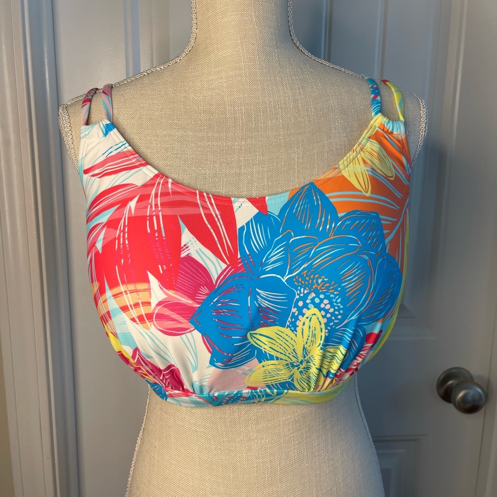 SUNSETS SEPARATES CALIFORNIA HOT TROPICS TAYLOR BRALETTE  SWIMWEAR SEPERATES
